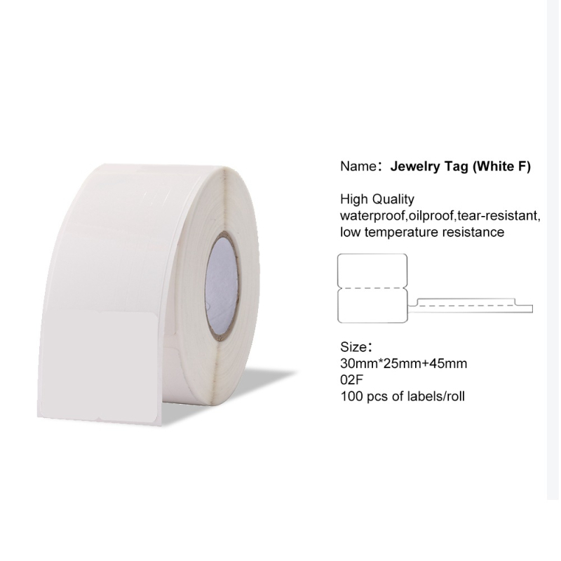 Nový prenosný Bluetooth termálny tlačiareň pre cenové štítky, 58 mm, vhodný pre potraviny, šperky a oblečenie