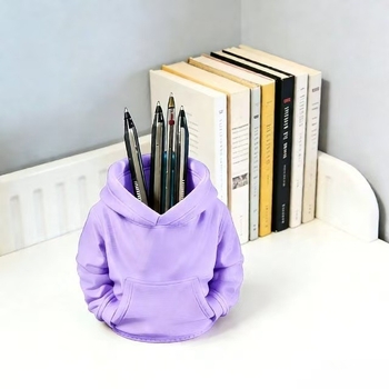Nový 3D tlačený stojan na pero vo forme kabáta, minimalistický stolný organizér, kozmetická úložná krabička, darček k narodeninám