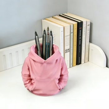 Nový 3D tlačený stojan na pero vo forme kabáta, minimalistický stolný organizér, kozmetická úložná krabička, darček k narodeninám
