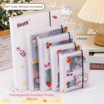 3-palcové fotoalbum s priehradkami na Polaroid fotky, zbierka fotografií, malé kartičky a pohľadnice, skladovací album viacerých veľkostí.