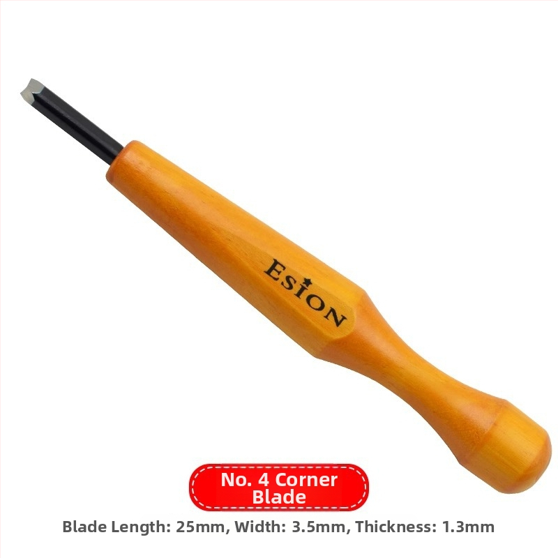 ESION 5-dielna súprava nástrojov na rezbárstvo pre drevené bloky a gravírovanie gumových pečiatok