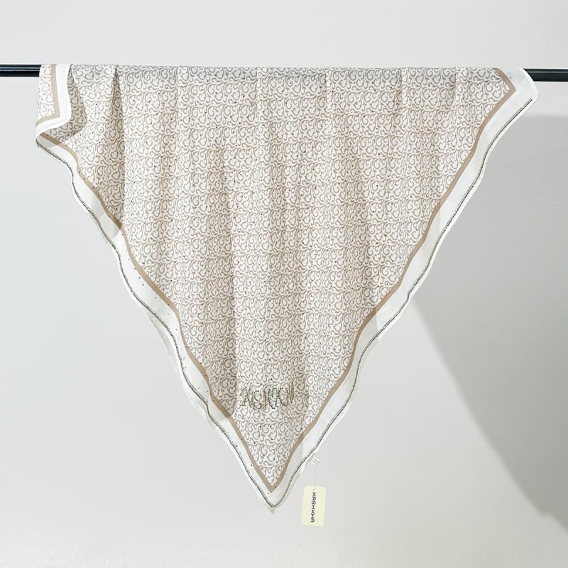 2026 Jednostavan otisak svilenog šala za žene, veliki kvadrat 90 cm, svila twill, retro svestrani šal za putovanja