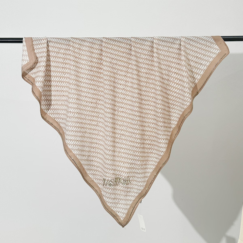2026 Jednostavan otisak svilenog šala za žene, veliki kvadrat 90 cm, svila twill, retro svestrani šal za putovanja