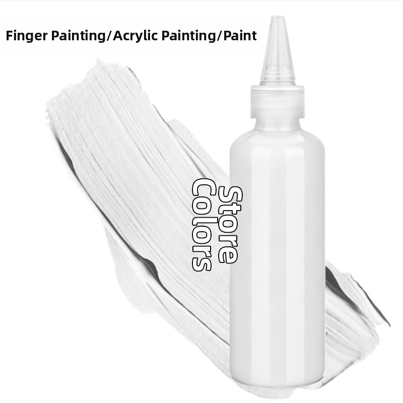 Detská sada farieb na prsty 100 ml, ľahko umývateľné gouache, akvarel a akryl