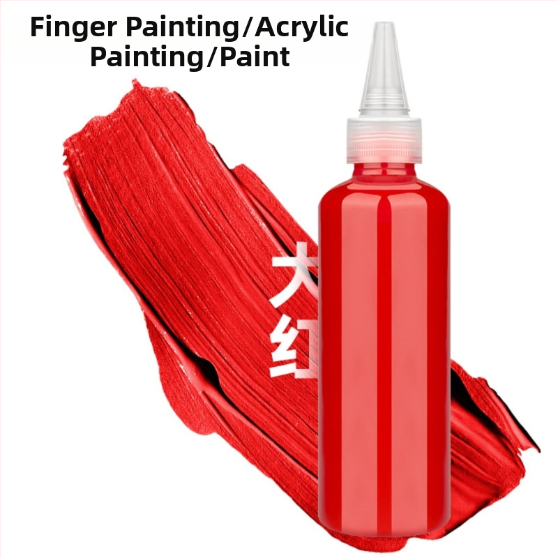 Detská sada farieb na prsty 100 ml, ľahko umývateľné gouache, akvarel a akryl
