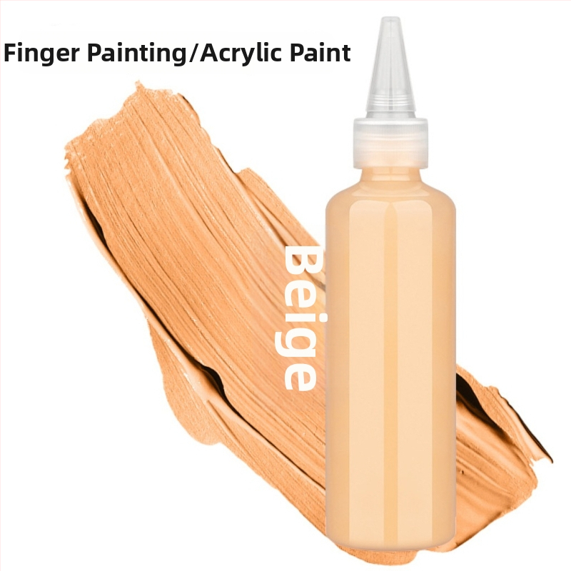Detská sada farieb na prsty 100 ml, ľahko umývateľné gouache, akvarel a akryl