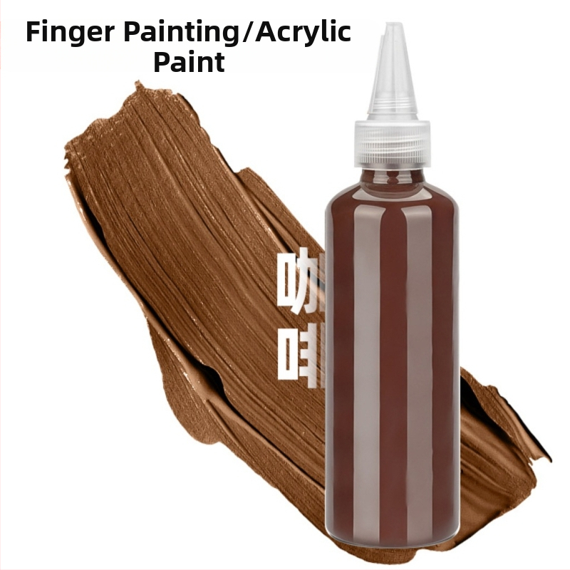 Detská sada farieb na prsty 100 ml, ľahko umývateľné gouache, akvarel a akryl