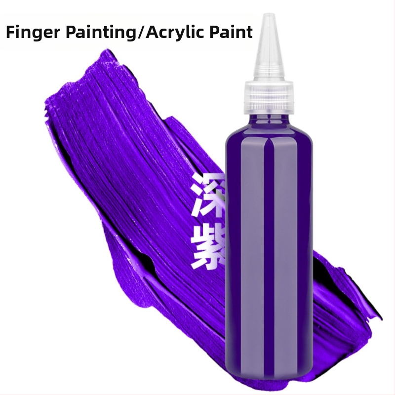 Detská sada farieb na prsty 100 ml, ľahko umývateľné gouache, akvarel a akryl