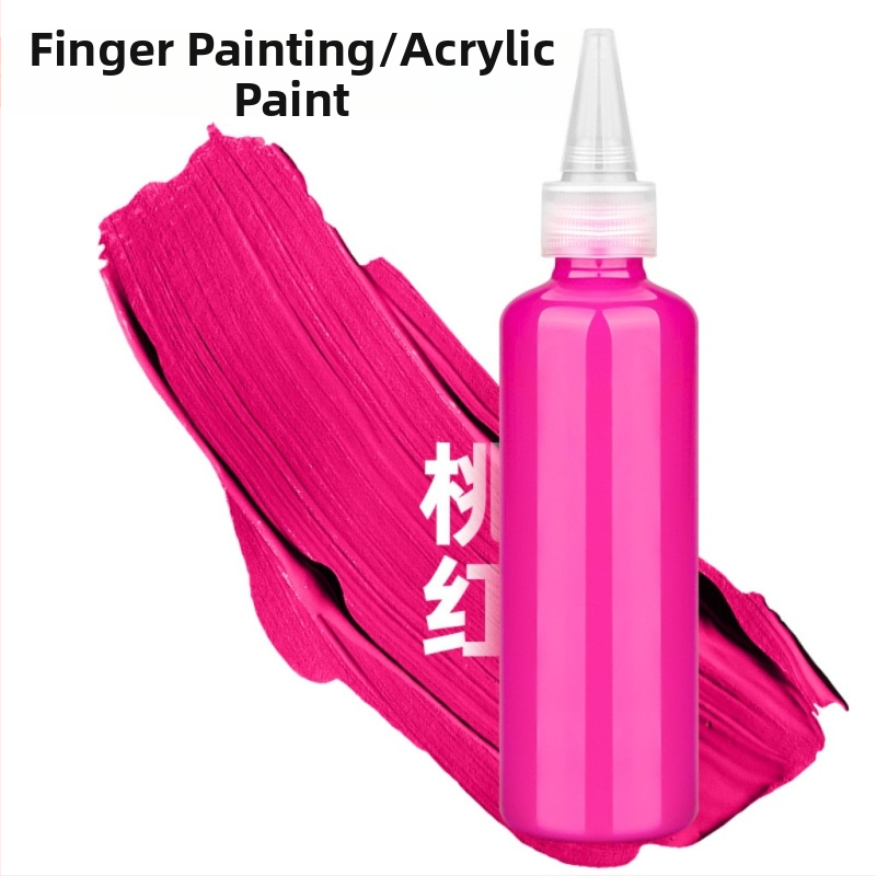 Detská sada farieb na prsty 100 ml, ľahko umývateľné gouache, akvarel a akryl
