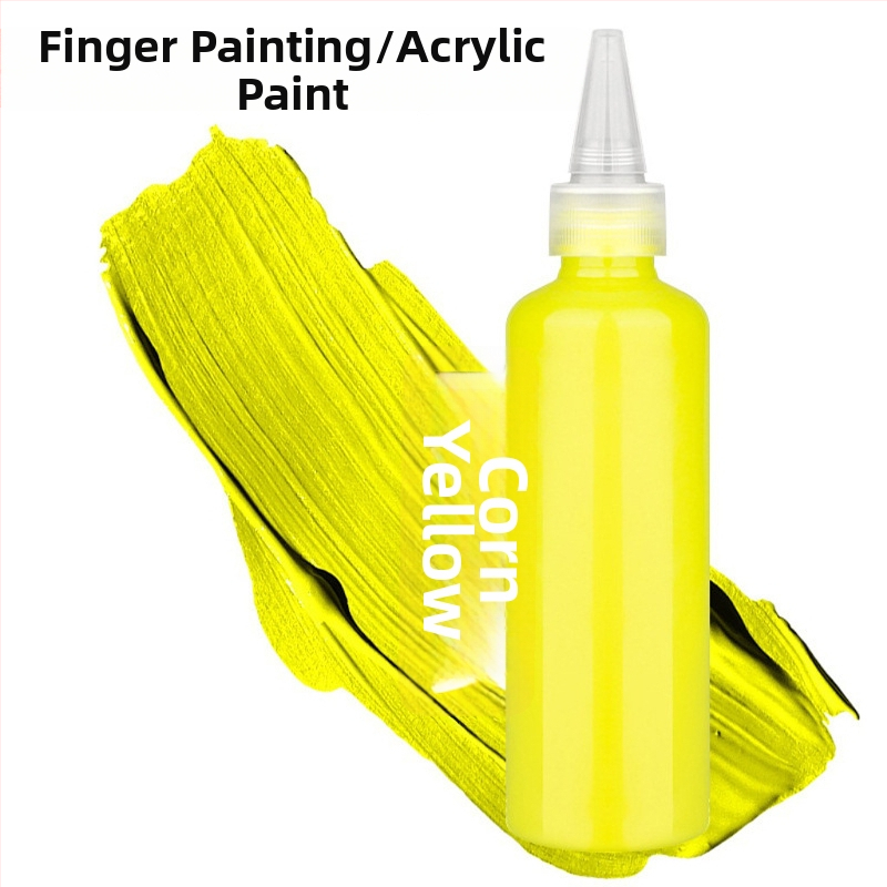 Detská sada farieb na prsty 100 ml, ľahko umývateľné gouache, akvarel a akryl