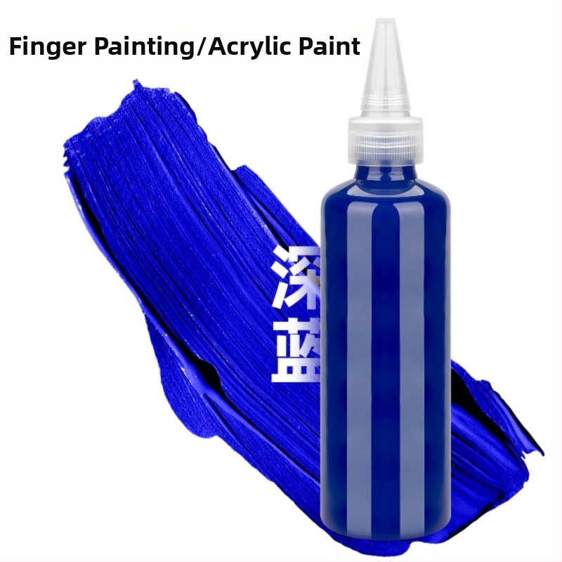 Detská sada farieb na prsty 100 ml, ľahko umývateľné gouache, akvarel a akryl