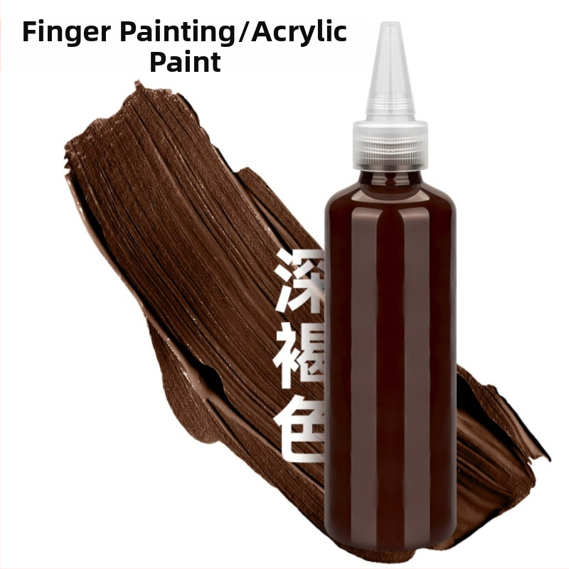 Detská sada farieb na prsty 100 ml, ľahko umývateľné gouache, akvarel a akryl