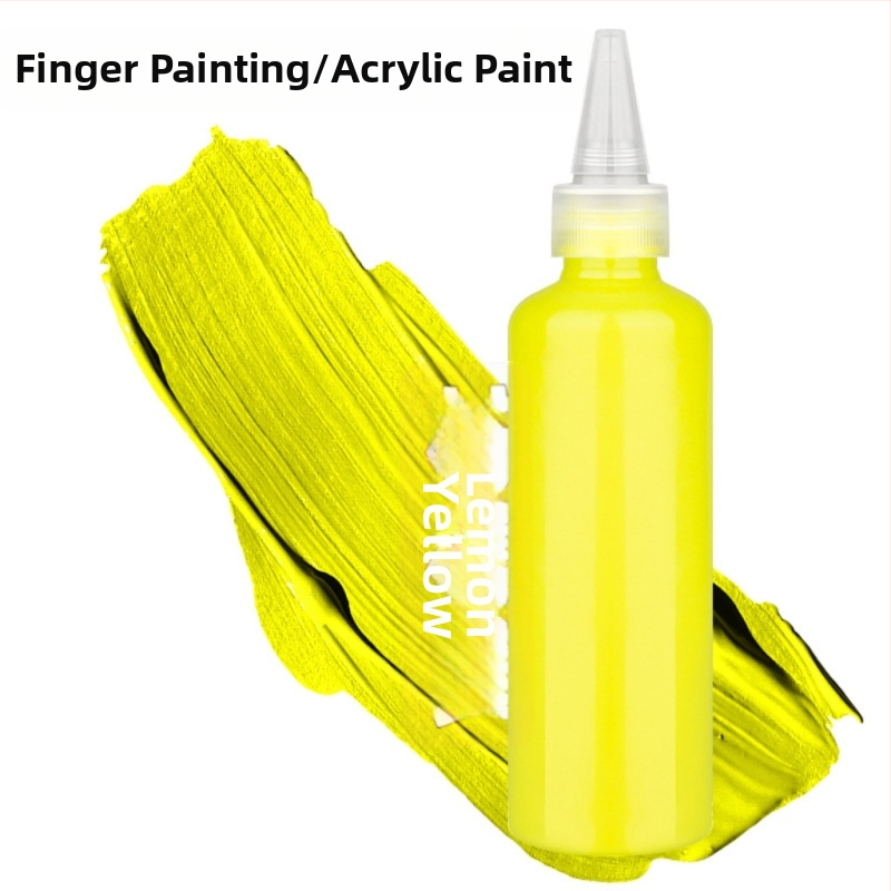 Detská sada farieb na prsty 100 ml, ľahko umývateľné gouache, akvarel a akryl
