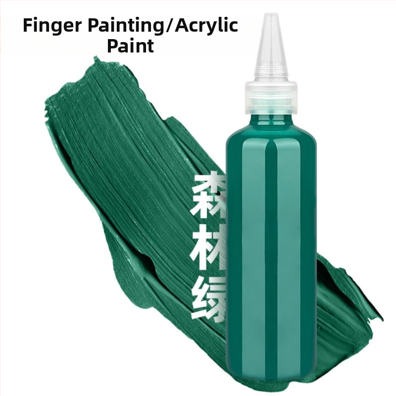 Detská sada farieb na prsty 100 ml, ľahko umývateľné gouache, akvarel a akryl