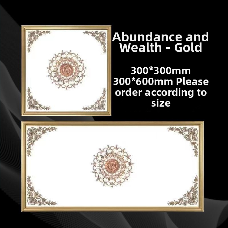 Integrované stropné LED svetlo pre kuchyňu a kúpeľňu, zapustený LED plochý panel 300×600 mm