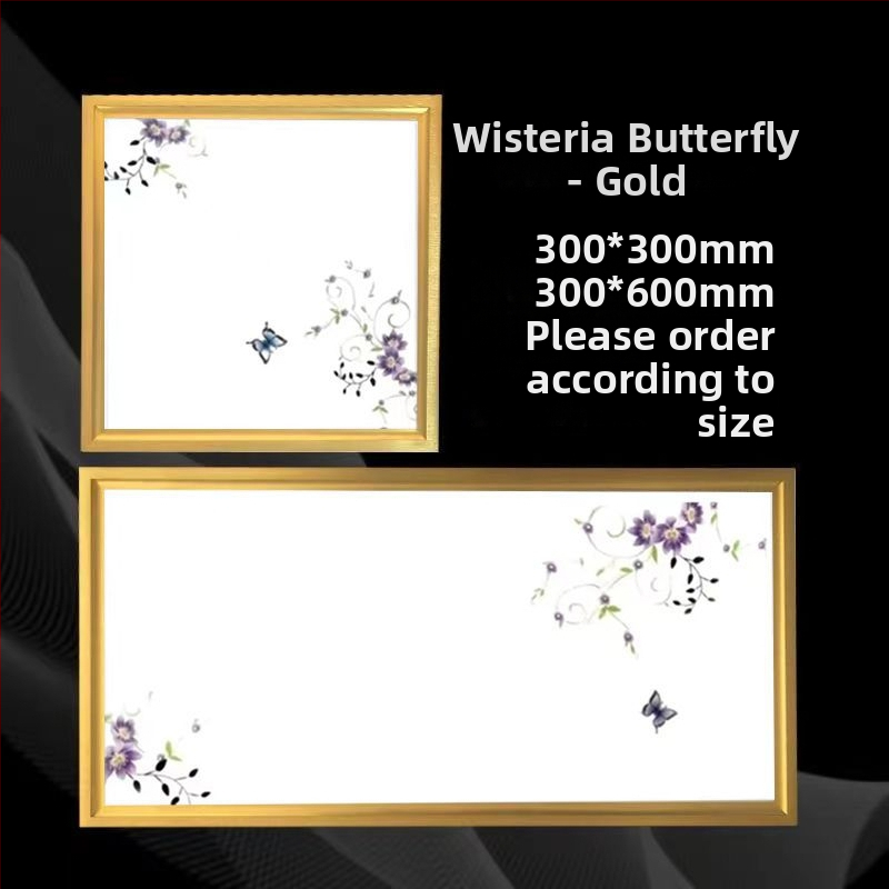 Integrované stropné LED svetlo pre kuchyňu a kúpeľňu, zapustený LED plochý panel 300×600 mm