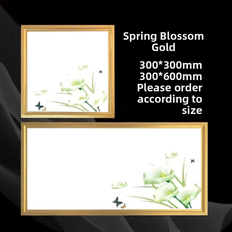 Integrované stropné LED svetlo pre kuchyňu a kúpeľňu, zapustený LED plochý panel 300×600 mm