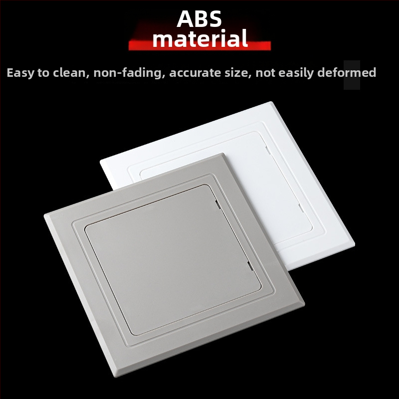 ABS plochý prístupový panel pre klimatizačné potrubie, strop zo sadrokartónu, dekoratívny kryt pre kúpeľňové ventilačné otvory