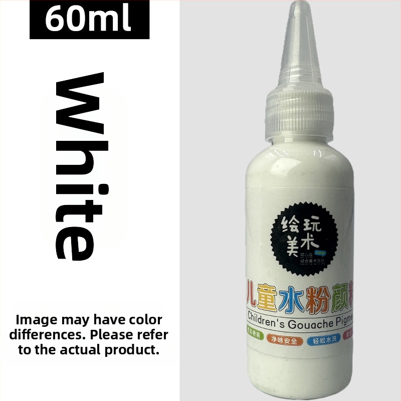 60 ml detský gouache farbový set – umývateľný, tvorivé maľovanie prstami, DIY graffiti