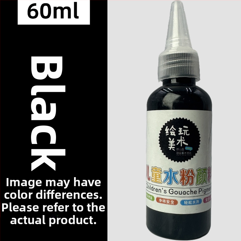 60 ml detský gouache farbový set – umývateľný, tvorivé maľovanie prstami, DIY graffiti