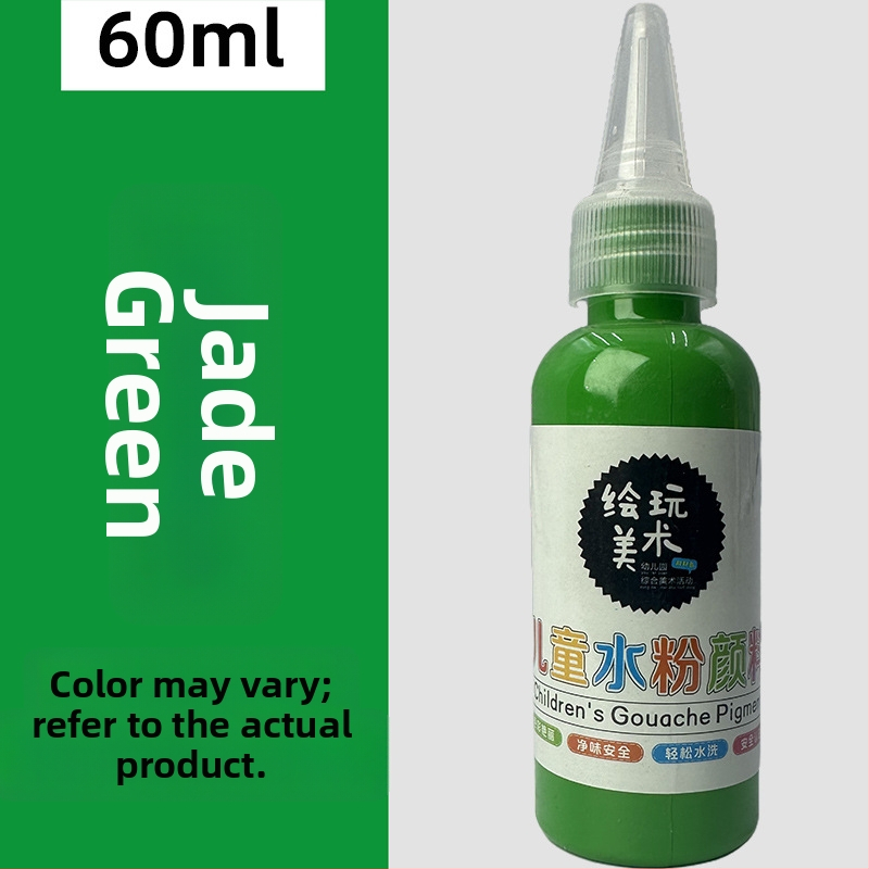 60 ml detský gouache farbový set – umývateľný, tvorivé maľovanie prstami, DIY graffiti