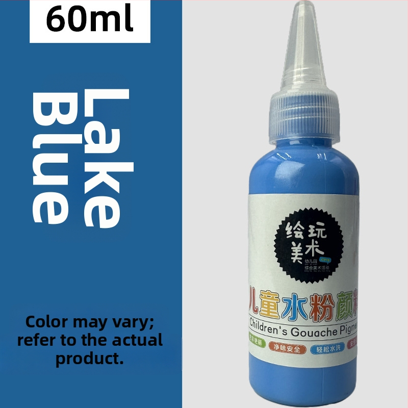 60 ml detský gouache farbový set – umývateľný, tvorivé maľovanie prstami, DIY graffiti