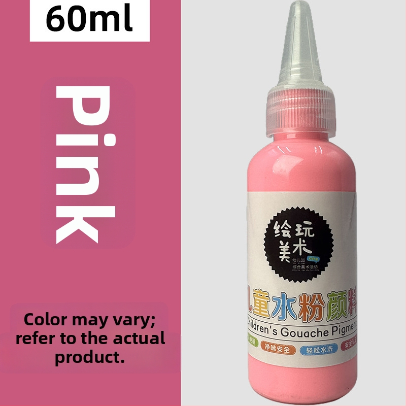 60 ml detský gouache farbový set – umývateľný, tvorivé maľovanie prstami, DIY graffiti