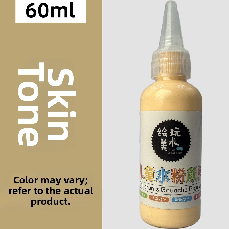 60 ml detský gouache farbový set – umývateľný, tvorivé maľovanie prstami, DIY graffiti