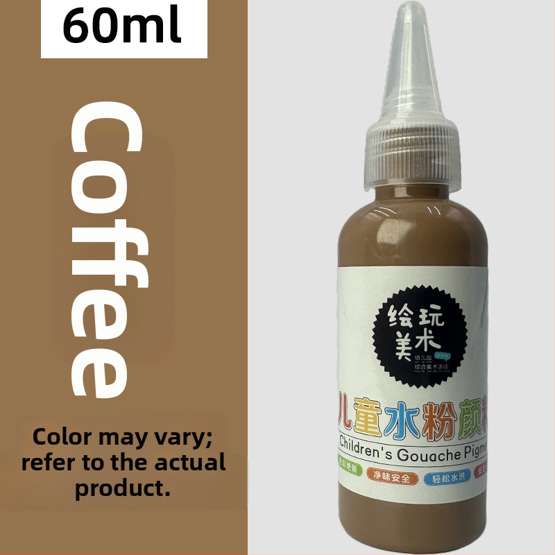60 ml detský gouache farbový set – umývateľný, tvorivé maľovanie prstami, DIY graffiti