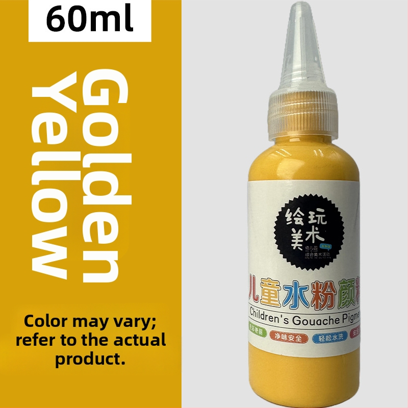 60 ml detský gouache farbový set – umývateľný, tvorivé maľovanie prstami, DIY graffiti