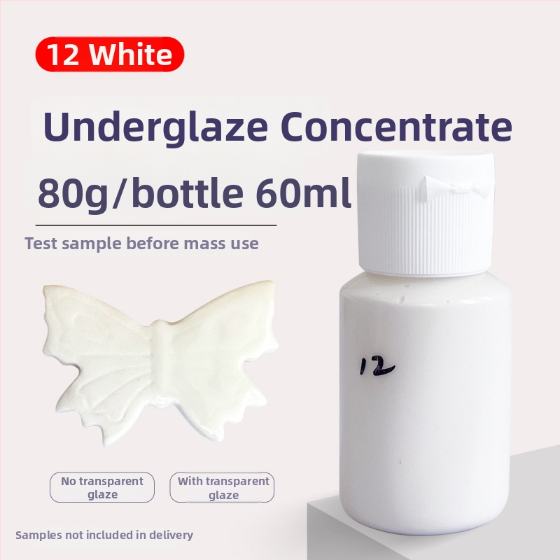 Hai Aohua Podglazúrny farbový koncentrát pre keramiku — pigment pod glazúru s strednou teplotou, maľovanie pod glazúrou, 60 ml