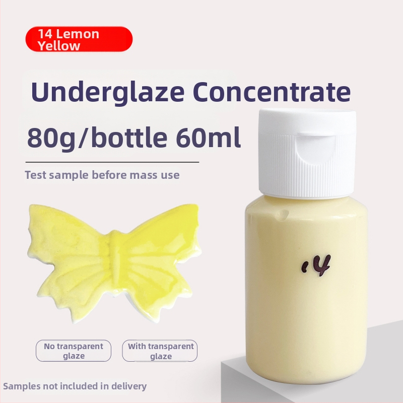 Hai Aohua Podglazúrny farbový koncentrát pre keramiku — pigment pod glazúru s strednou teplotou, maľovanie pod glazúrou, 60 ml