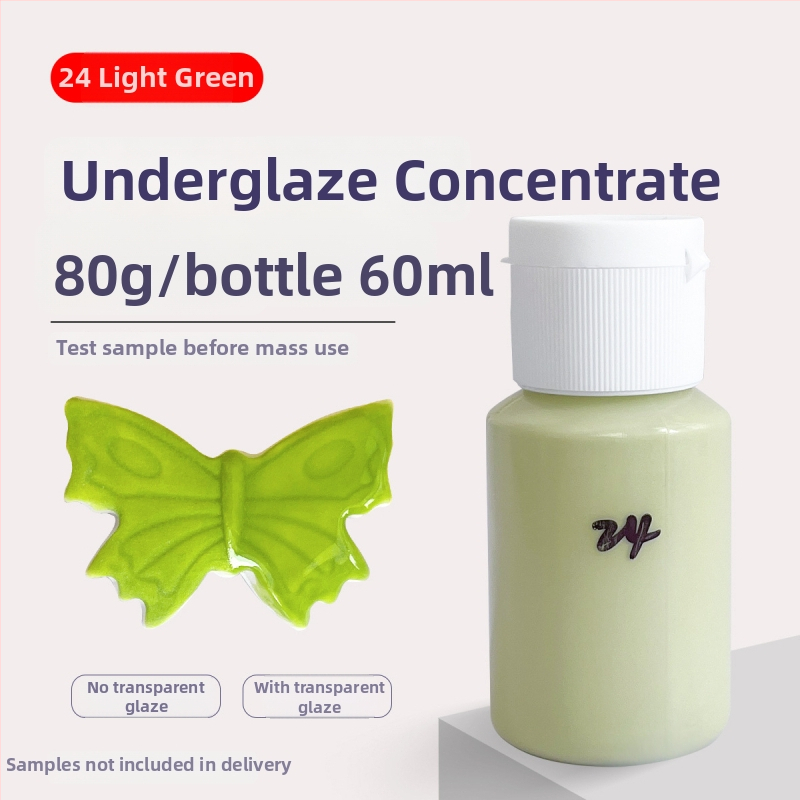 Hai Aohua Podglazúrny farbový koncentrát pre keramiku — pigment pod glazúru s strednou teplotou, maľovanie pod glazúrou, 60 ml