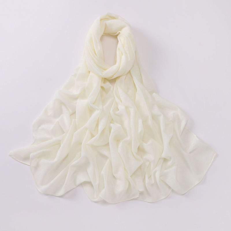 Gyöngyházfényű chiffon sál leopárd mintás, domborított mintával, etnikus kisebbségi stílusú kendő