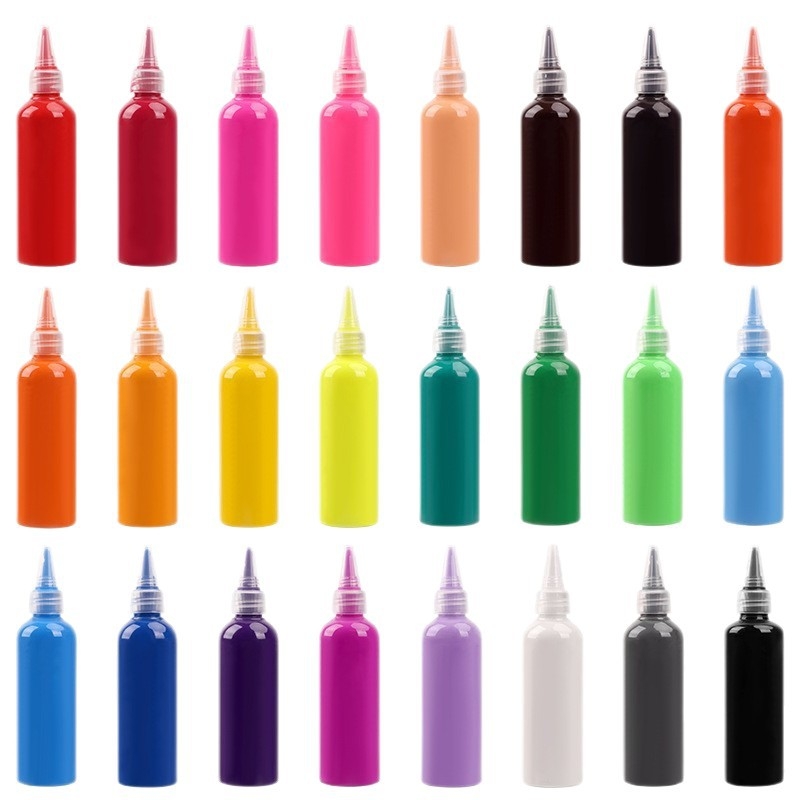 Σετ ακρυλικά χρώματα 100 ml για παιδιά – DIY ζωγραφική, νερομπογιές και γκουάς για γύψινη κούκλα