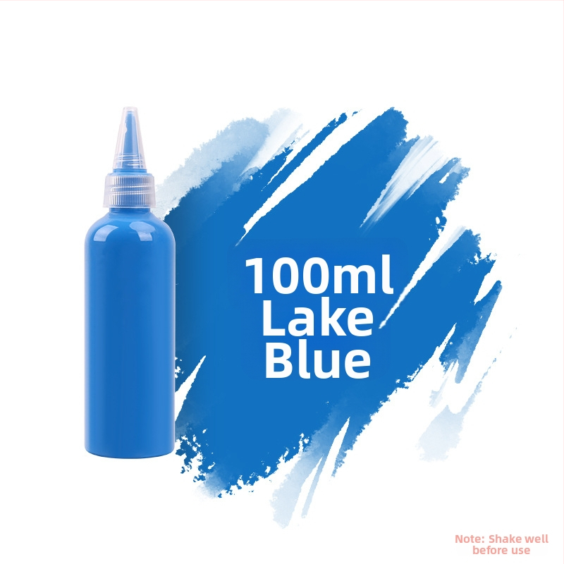 Súprava akrylových farieb 100 ml pre deti – vodotesné farby na gipsovú bábiku, akvarel a gouache, DIY maľovanie
