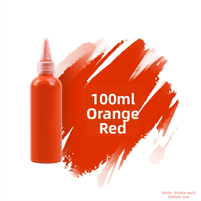 Súprava akrylových farieb 100 ml pre deti – vodotesné farby na gipsovú bábiku, akvarel a gouache, DIY maľovanie