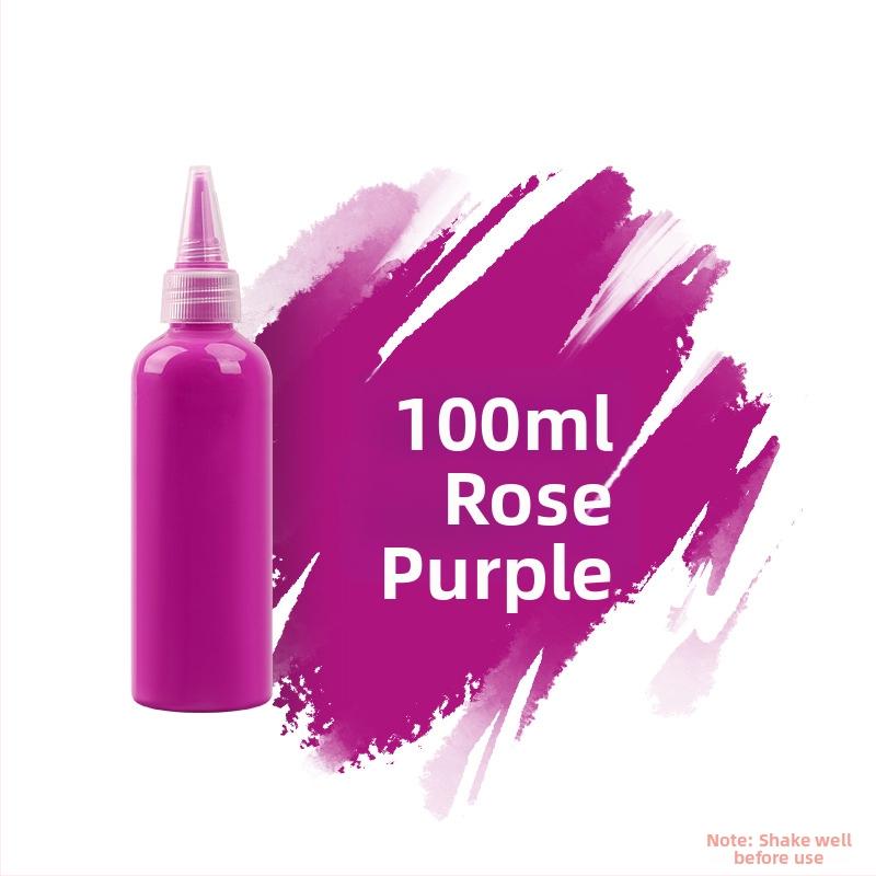 Súprava akrylových farieb 100 ml pre deti – vodotesné farby na gipsovú bábiku, akvarel a gouache, DIY maľovanie