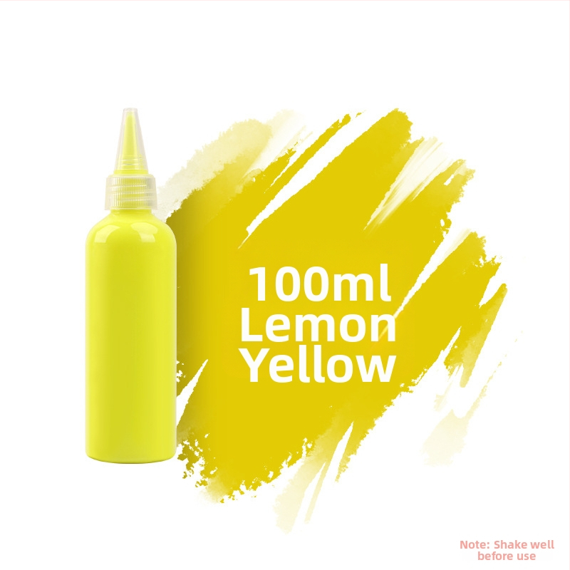 Súprava akrylových farieb 100 ml pre deti – vodotesné farby na gipsovú bábiku, akvarel a gouache, DIY maľovanie