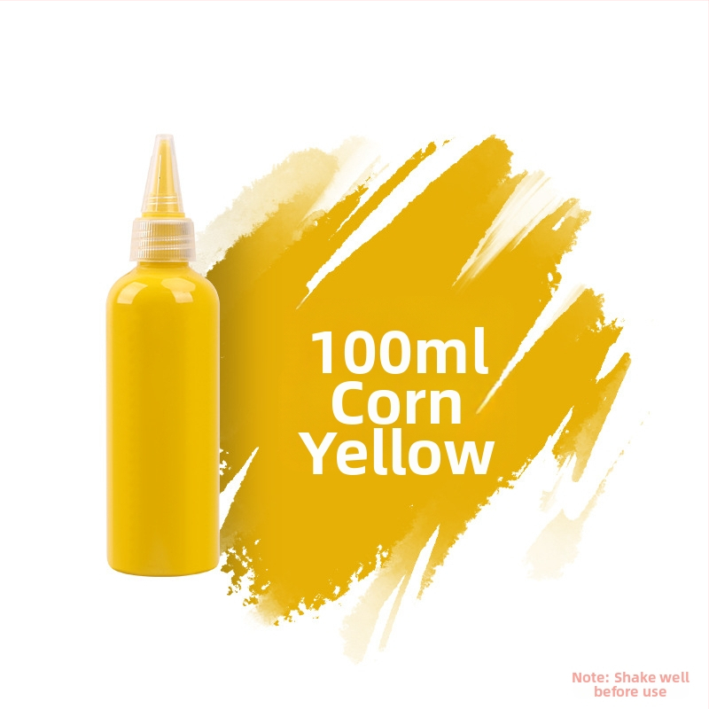 Súprava akrylových farieb 100 ml pre deti – vodotesné farby na gipsovú bábiku, akvarel a gouache, DIY maľovanie