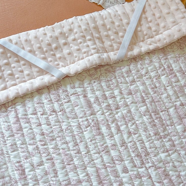 Detská plachta na postieľku s hrubšou výplňou matraca, 100% bavlna, Bean Velvet, trieda A