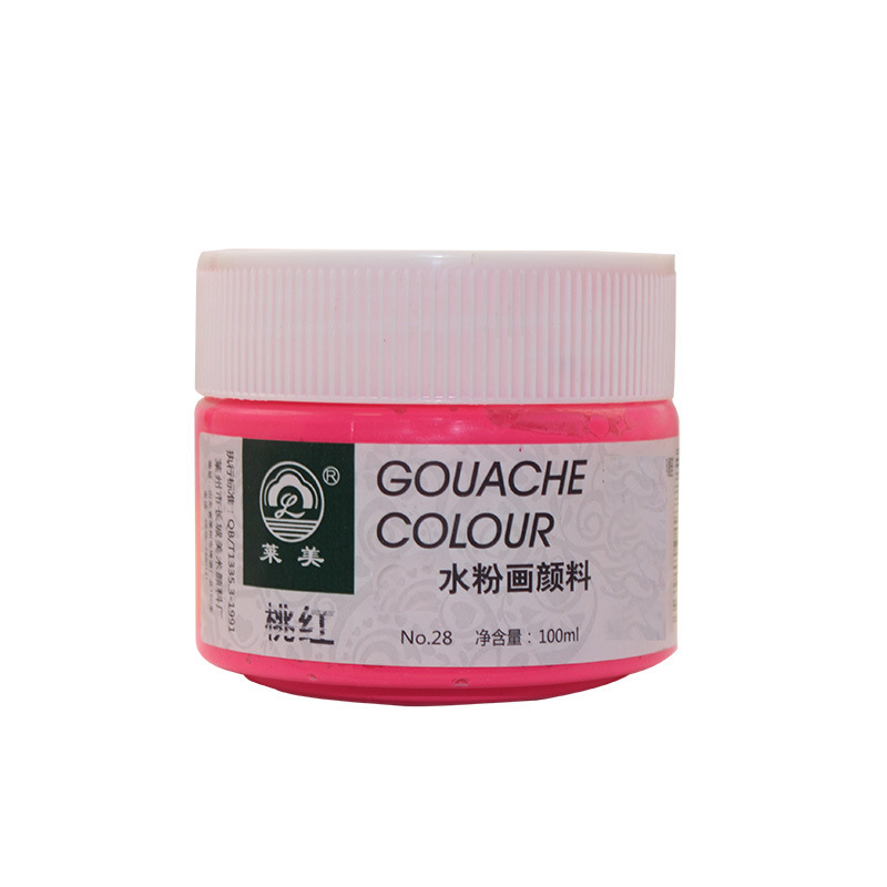 Lemmy Gouache Τρίτης Γενιάς, 100 ml, για παιδιά και μαθητές, 24 χρώματα γκραφίτι, χειροποίητα χρώματα