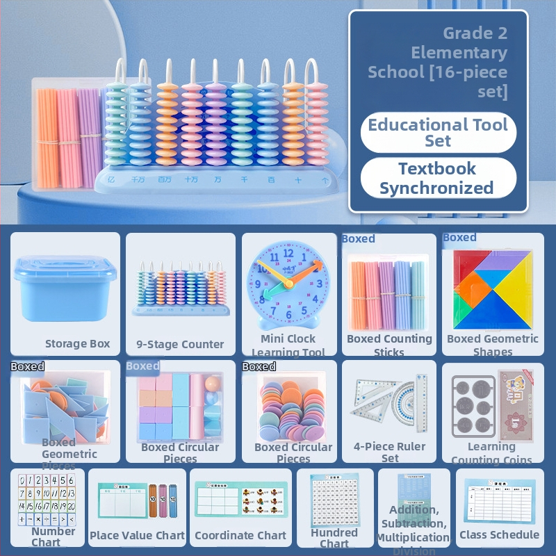 Little Genius Plastové počítacie tyčinky pre prvý ročník matematiky – 100 tyčiek na sčítanie a odčítanie