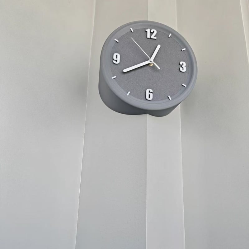 Rohové hodiny bez vŕtania do obývacej izby, minimalistické tiché nástenné hodiny s technicky inšpirovaným umeleckým dizajnom na zakrytie otvorov