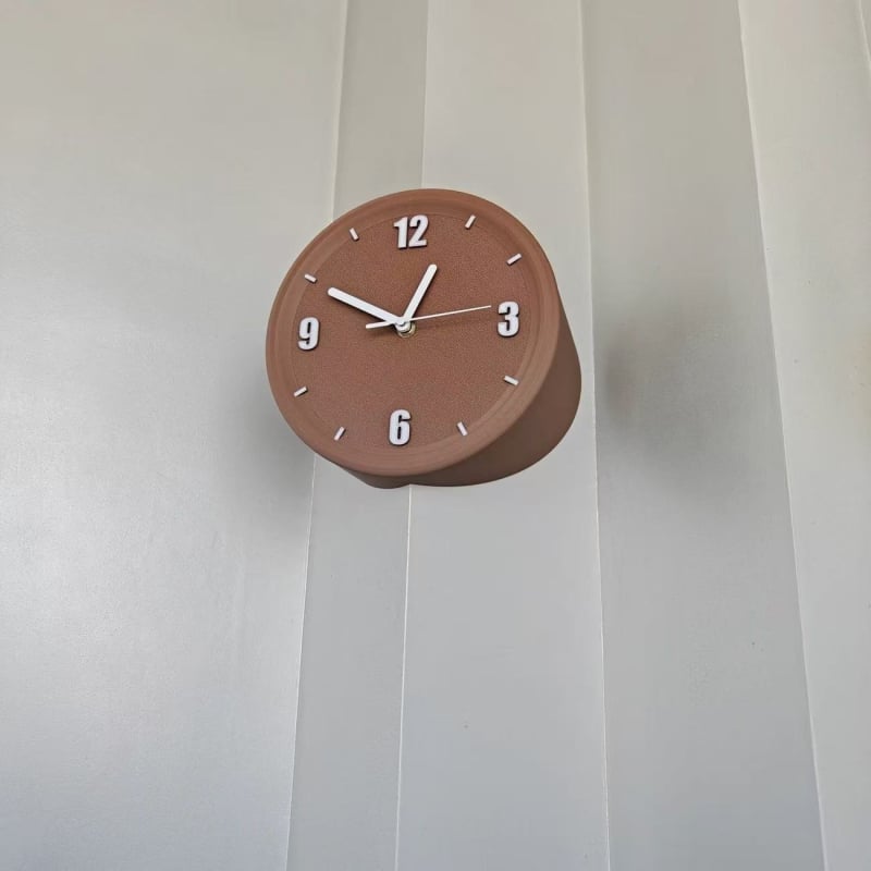 Rohové hodiny bez vŕtania do obývacej izby, minimalistické tiché nástenné hodiny s technicky inšpirovaným umeleckým dizajnom na zakrytie otvorov