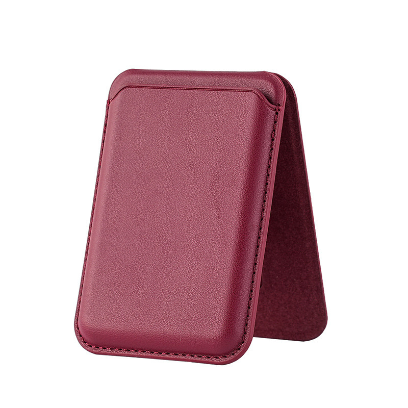 Husă din piele PU pentru iPhone 16 Pro Max cu suport magnetic MagSafe și buzunar pentru carduri