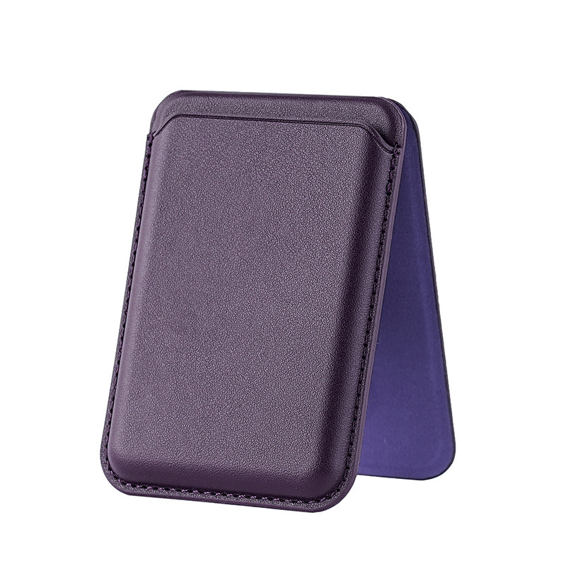 Husă din piele PU pentru iPhone 16 Pro Max cu suport magnetic MagSafe și buzunar pentru carduri