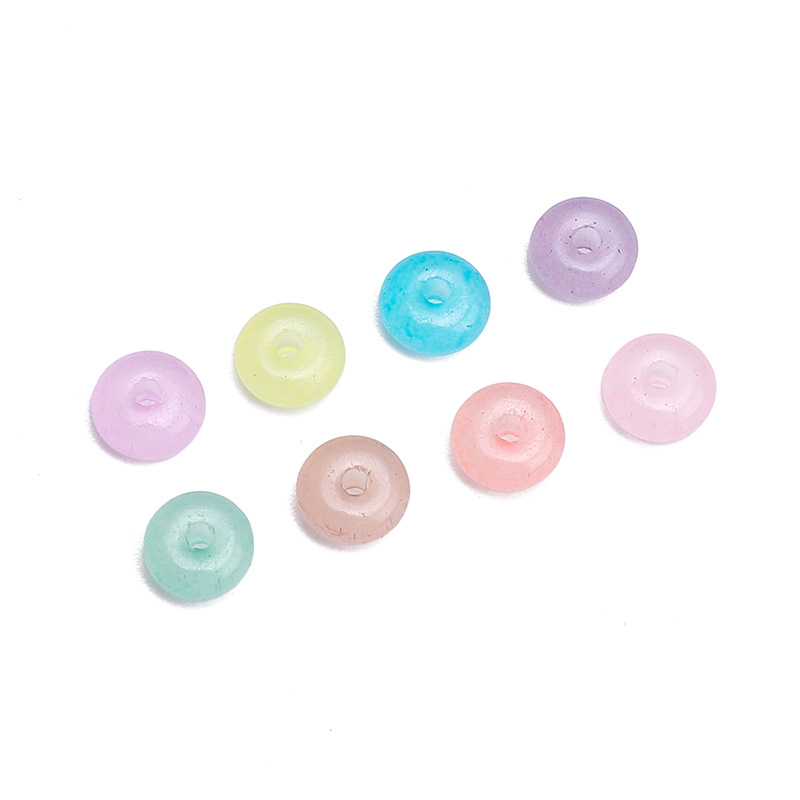 3x6 mm makaron-stil imitacije jade kuglica, plosne perle za abakus, DIY ogrlica i narukvica, dodaci dijelovi za nakit