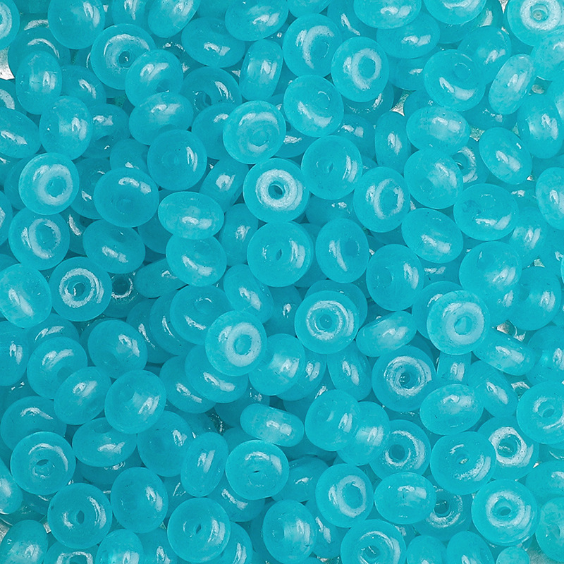 3x6 mm makaron-stil imitacije jade kuglica, plosne perle za abakus, DIY ogrlica i narukvica, dodaci dijelovi za nakit