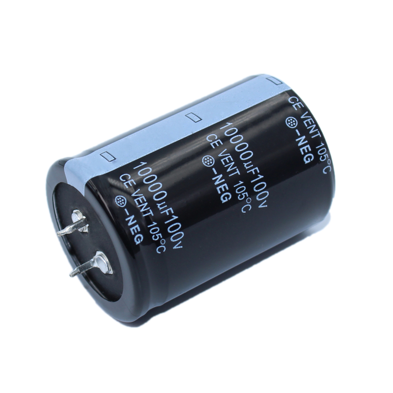 Aluminijski elektrolitski kondenzator 100 V 10000 µF, čvrsta noga za ugradnju, dimenzije 35×50